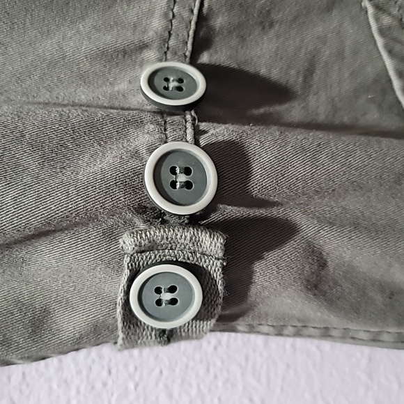 PISTOLA Olive Straight Leg Coveralls Jumpsuit Transitional Star Print Pant Suit - Picture 7 of 16